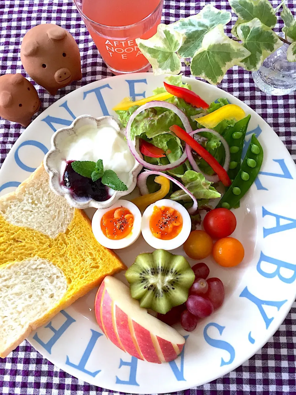 本日の朝ごはん☺︎|むーさん