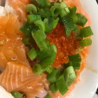 Salmon donburi|ゆりさん