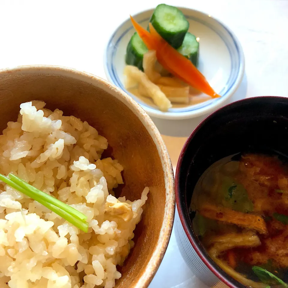 ご飯、お味噌汁、香の物|Seikoさん