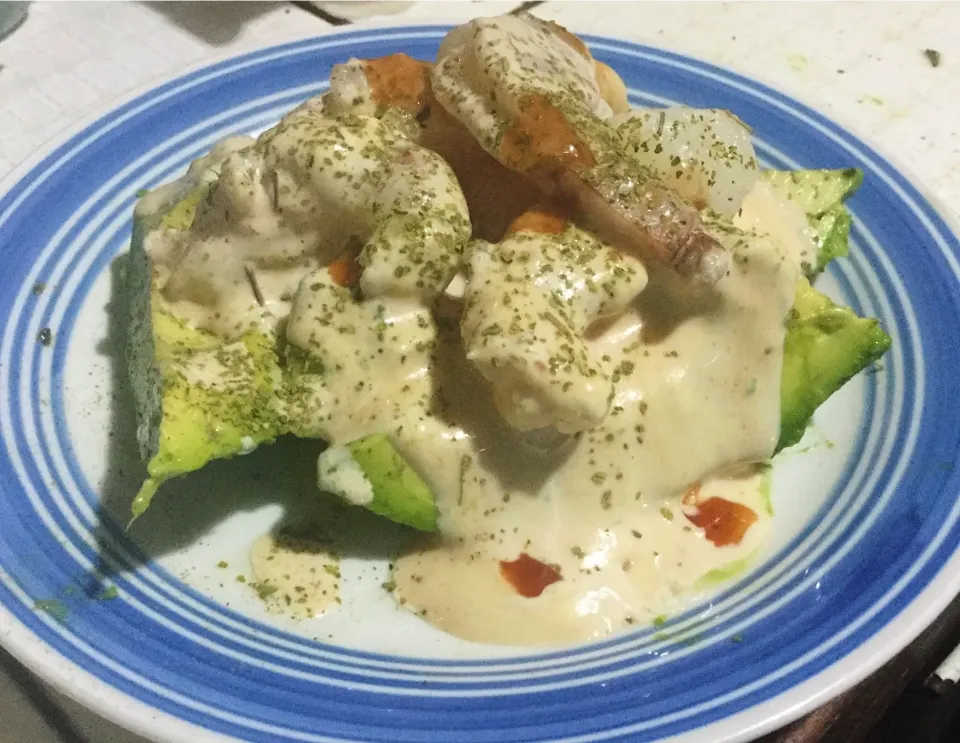 Snapdishの料理写真:Palta con langostinos|justo romeroさん