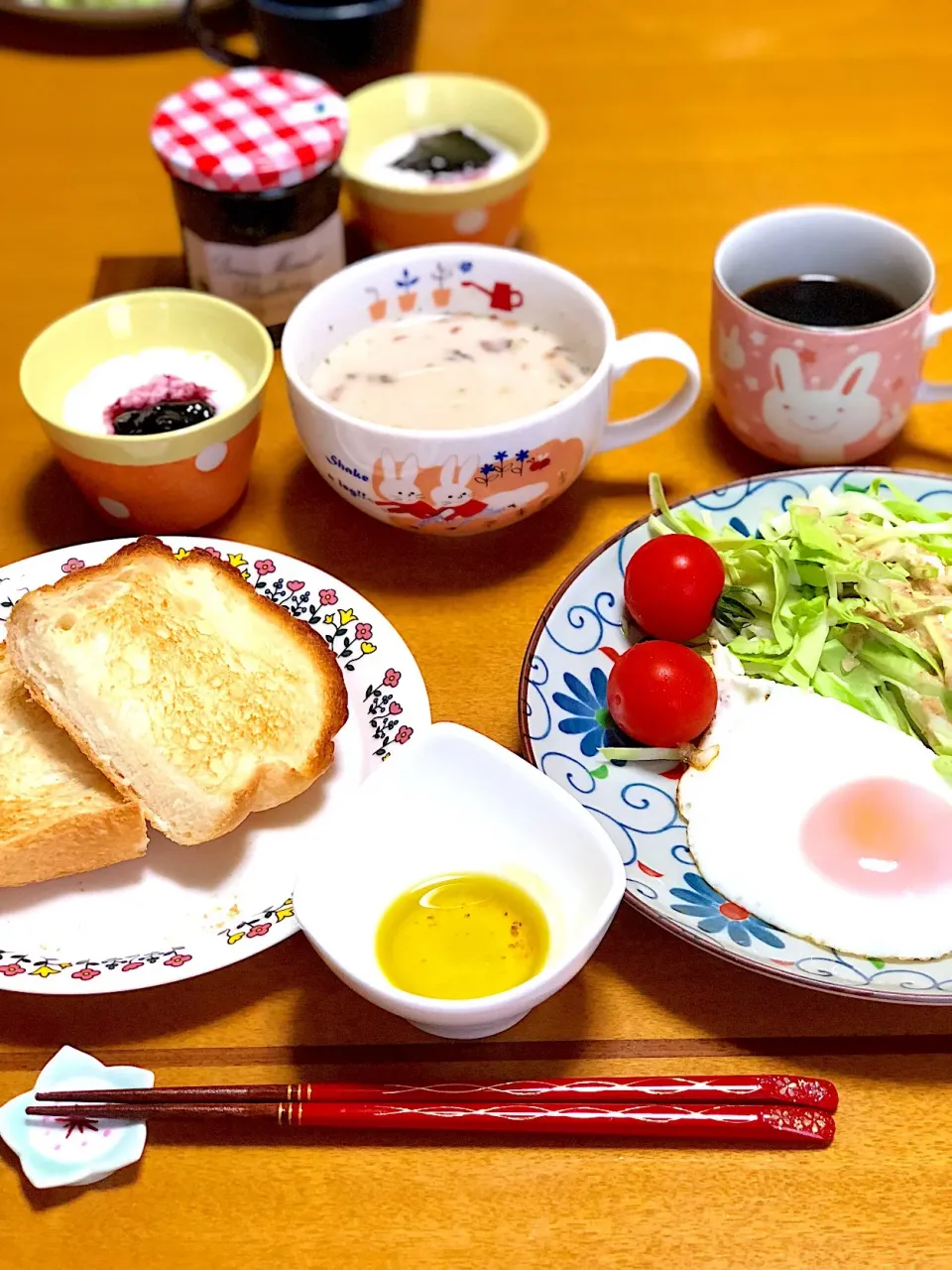 我が家の定番の朝食です。|amikaさん