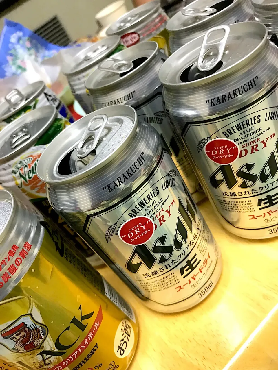 宴会の続きは缶ビールで|シュトママさん