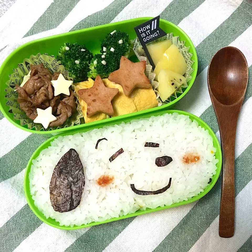 スヌーピー弁当|おさつさん