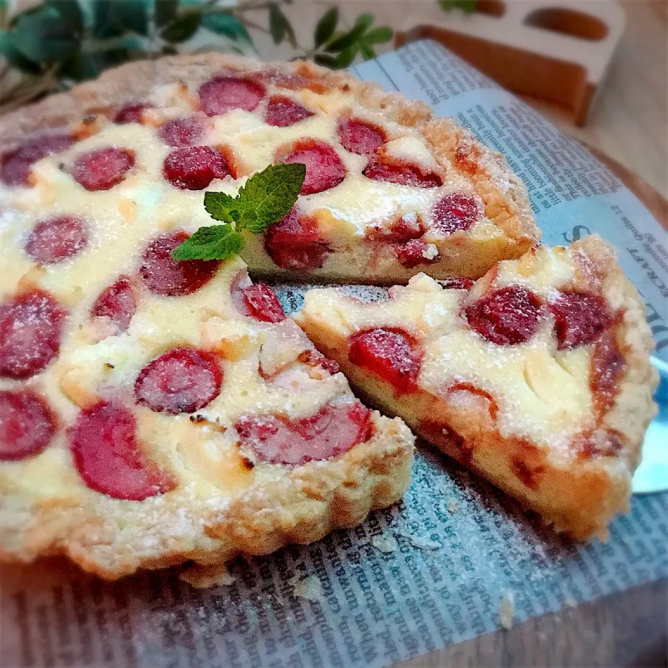 とんちゃまの料理 ✨プラウさんのヨーグルトケーキ💜|ばろんさん