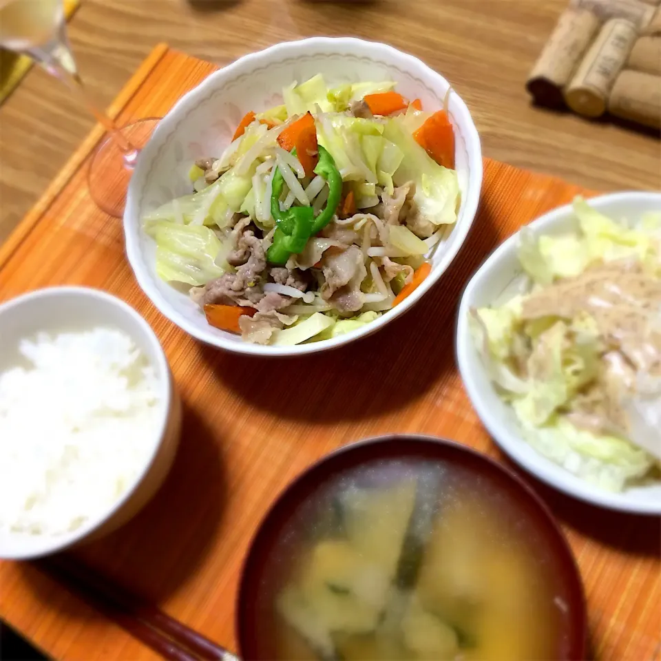 Snapdishの料理写真:2018/05/18 豚肉&野菜炒め|kykyさん