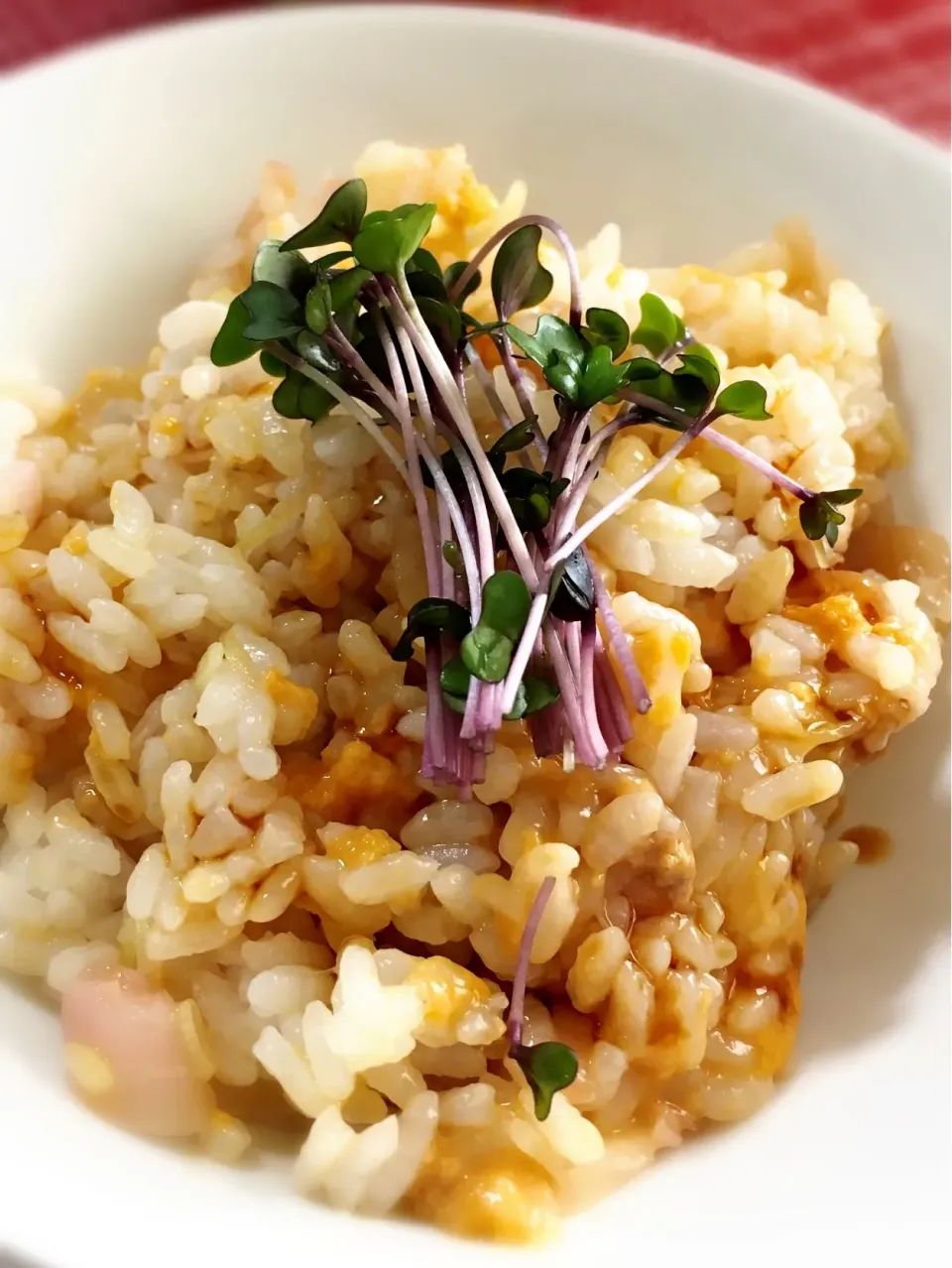 新生姜と茗荷、雲丹の卵掛けご飯風。|mattさん