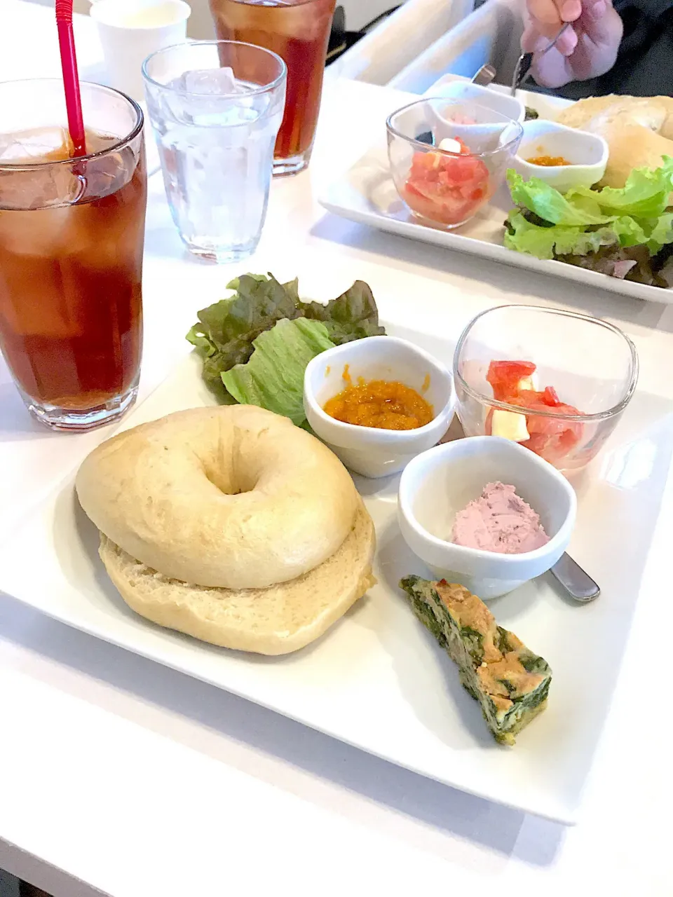 Snapdishの料理写真:ベーグルランチ|おかーＰさん