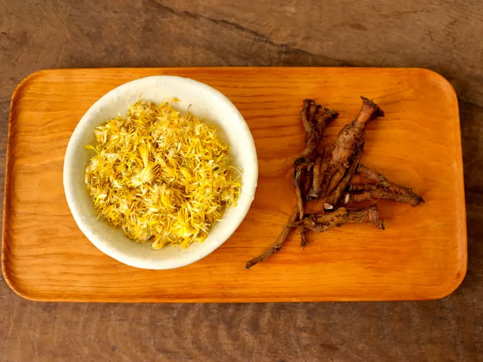 タンポポ料理の準備|夏蜜柑さん