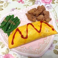 Snapdishの料理写真:Omu-raisu茄汁蛋包飯|Angelさん