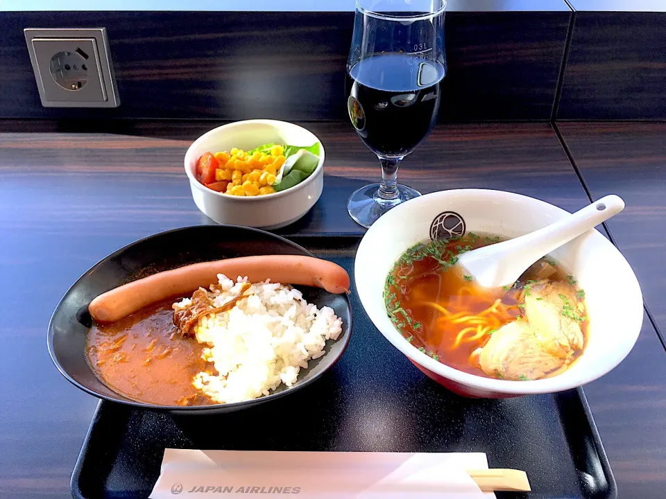 JAL ラウンジカレー＆ラーメン定食|kennyさん