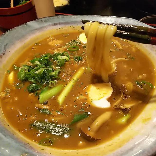 信州庵の #豊橋カレーうどん|大石さん