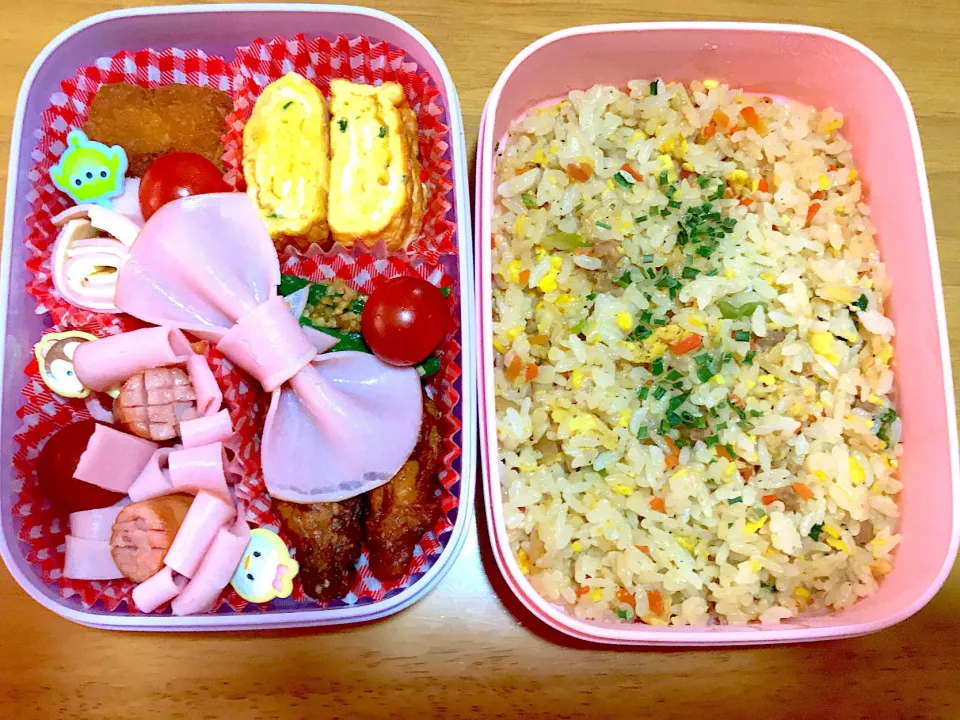 娘っ子のお弁当(*^^*)
#あまりもで#今日もお弁当#チャーハンだよ|kokoaさん