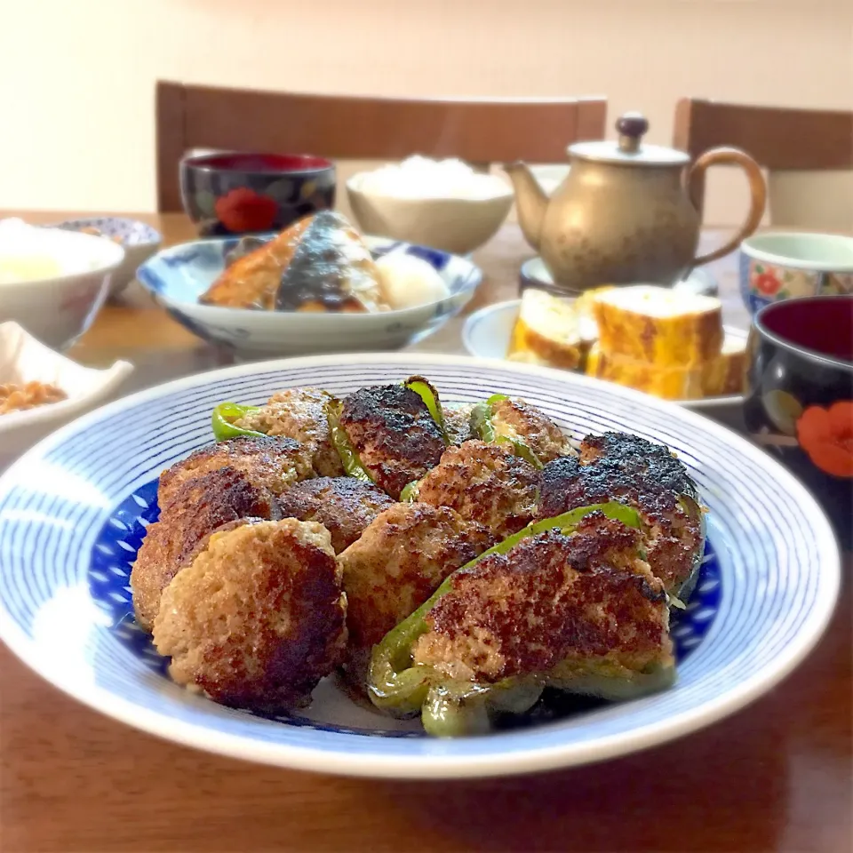 ピーマンと椎茸の肉詰め|ゆかりさん