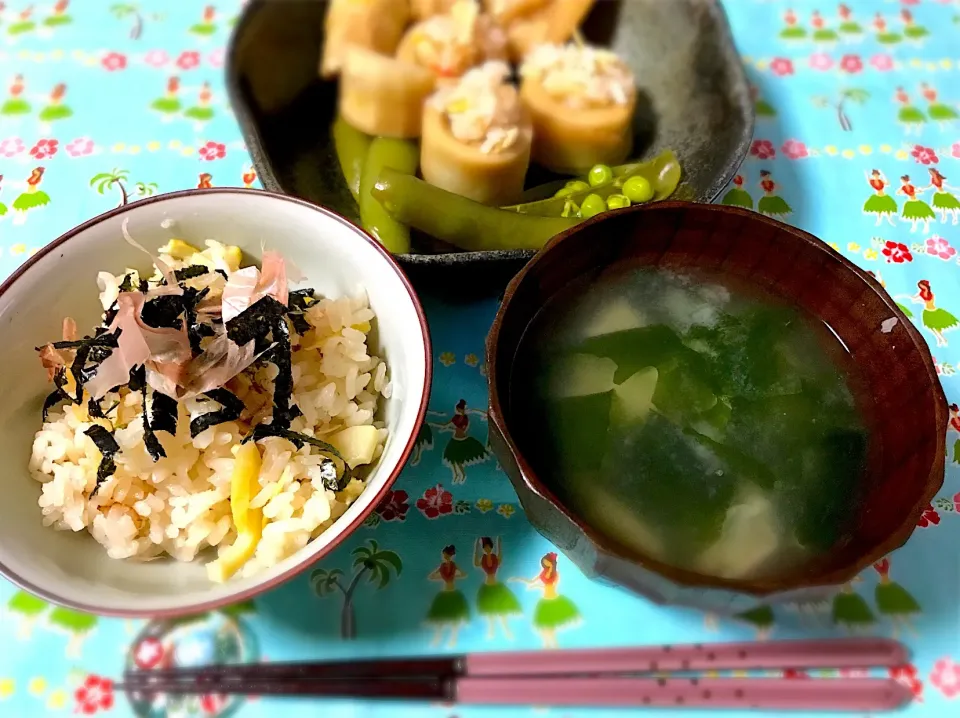 今が旬の破竹で筍の炊き込みご飯💓|noeさん