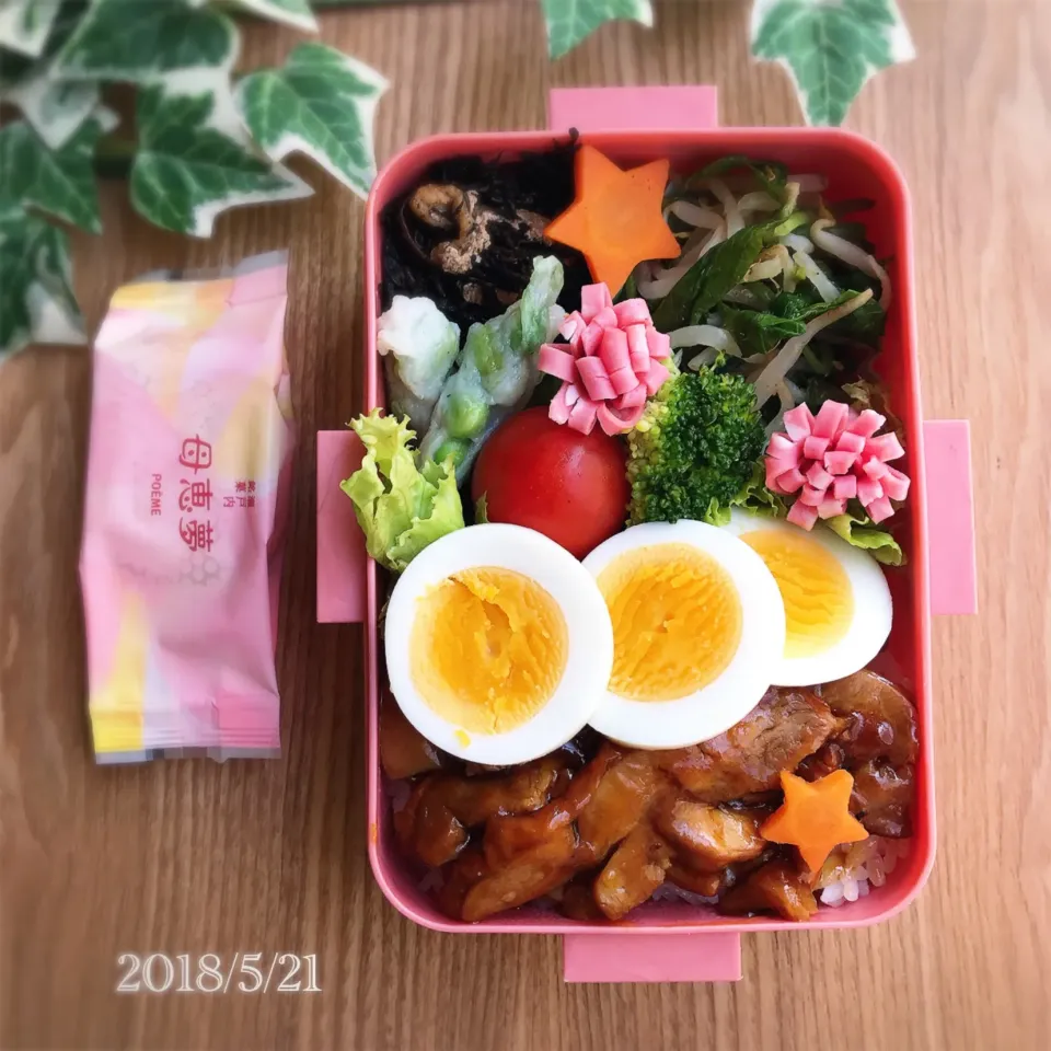 娘弁当2018.5.21...♪*ﾟ|ばろんさん