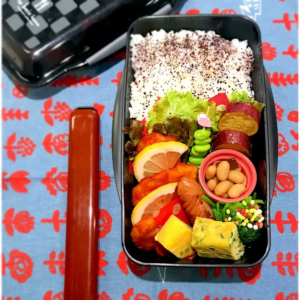 Snapdishの料理写真:中2男子今日のお弁当|chikaさん