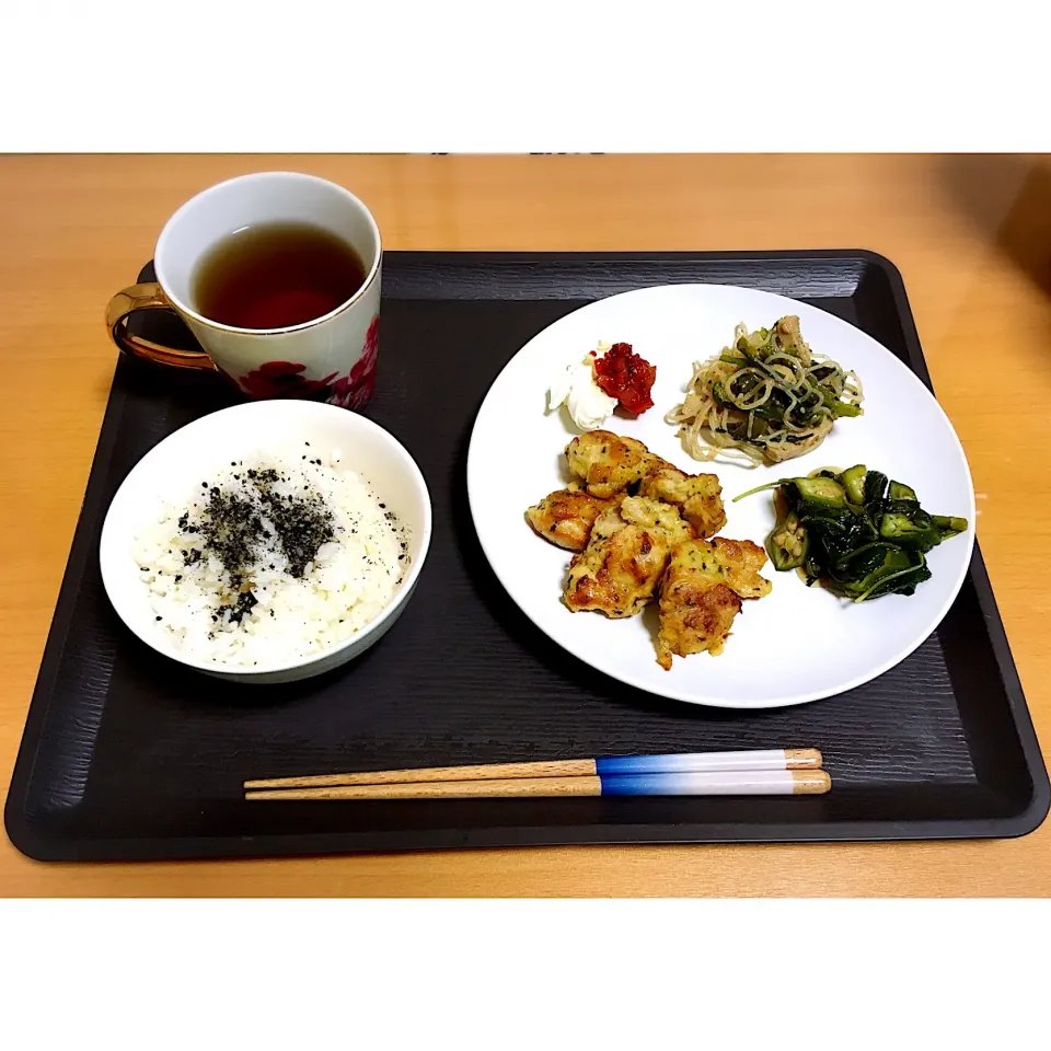 Snapdishの料理写真:#昨日の残り物 夜ご飯🌙🍽|manamiさん