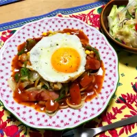 名古屋B級グルメ、あんかけスパで晩ごはん♫|シホさん