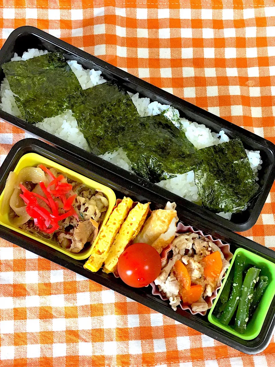 Snapdishの料理写真:5/23☆牛丼的な弁当|ちーさん