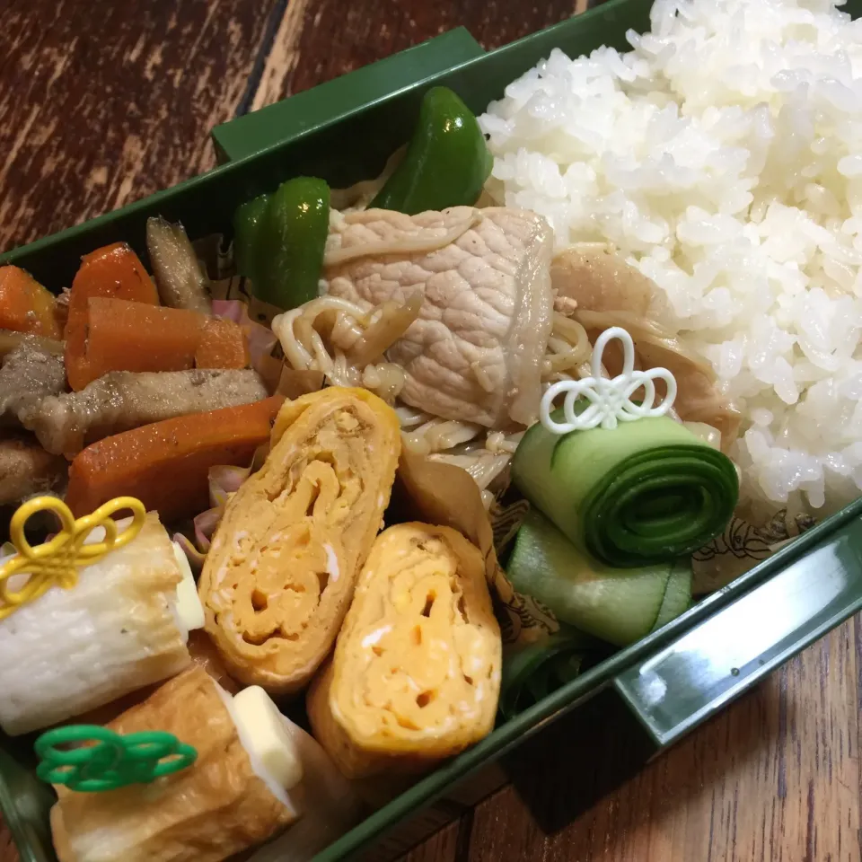 Snapdishの料理写真:2018.5.23  息子の弁当|miharu♡さん