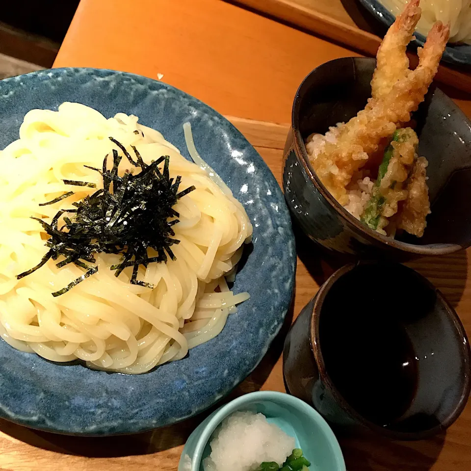 えび天丼セット@武膳(小川町)|塩豚骨さん