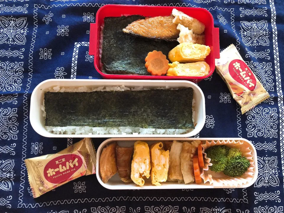 Snapdishの料理写真:2018/05/24(木) 夫弁当&娘弁当🎵|kiyominさん