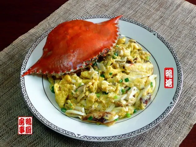 crab meat scrambled egg|steven z.y.さん