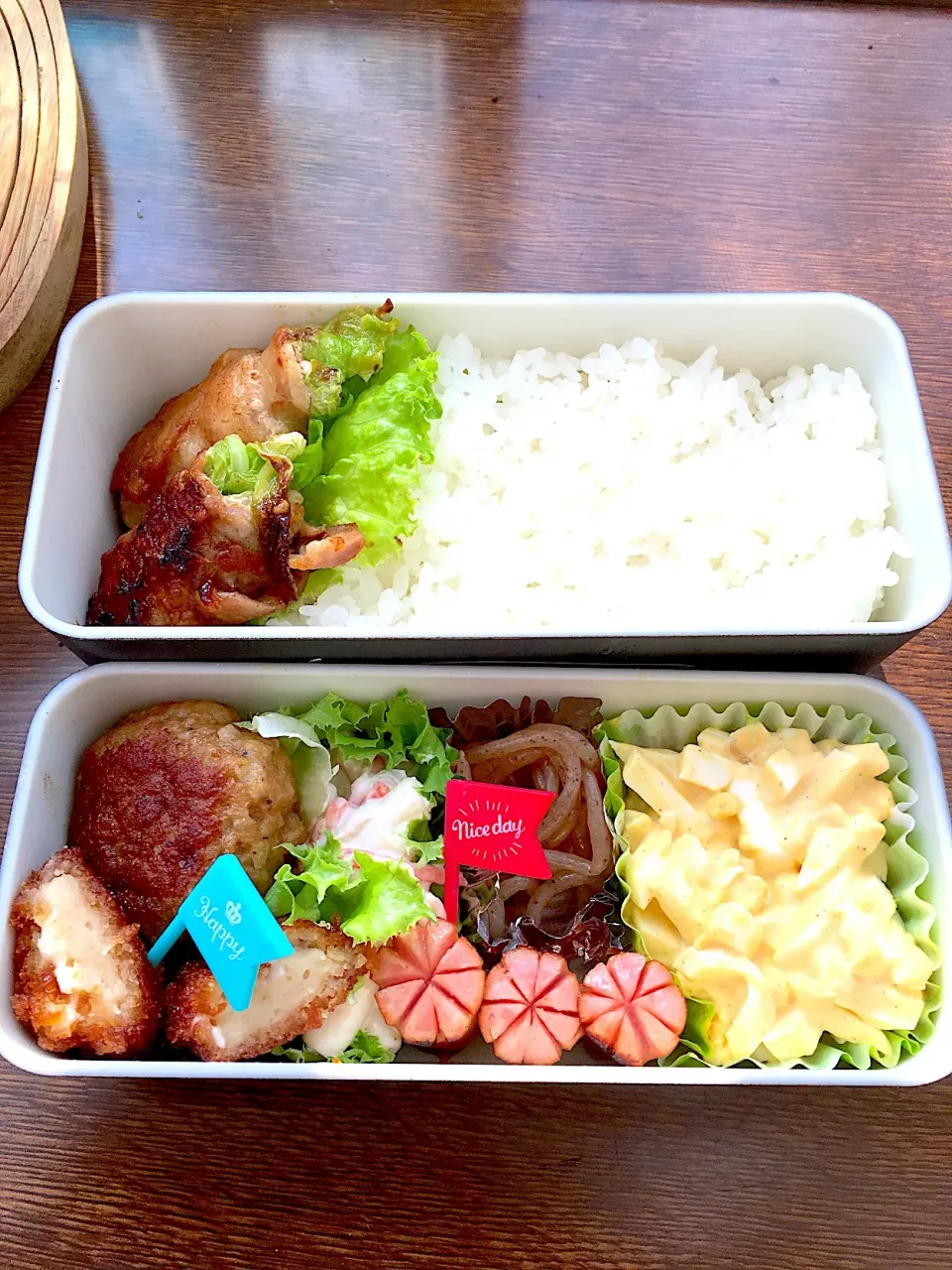 Snapdishの料理写真:高校生男子弁当🍱豚肉のキャベツ巻き|ぽんさん