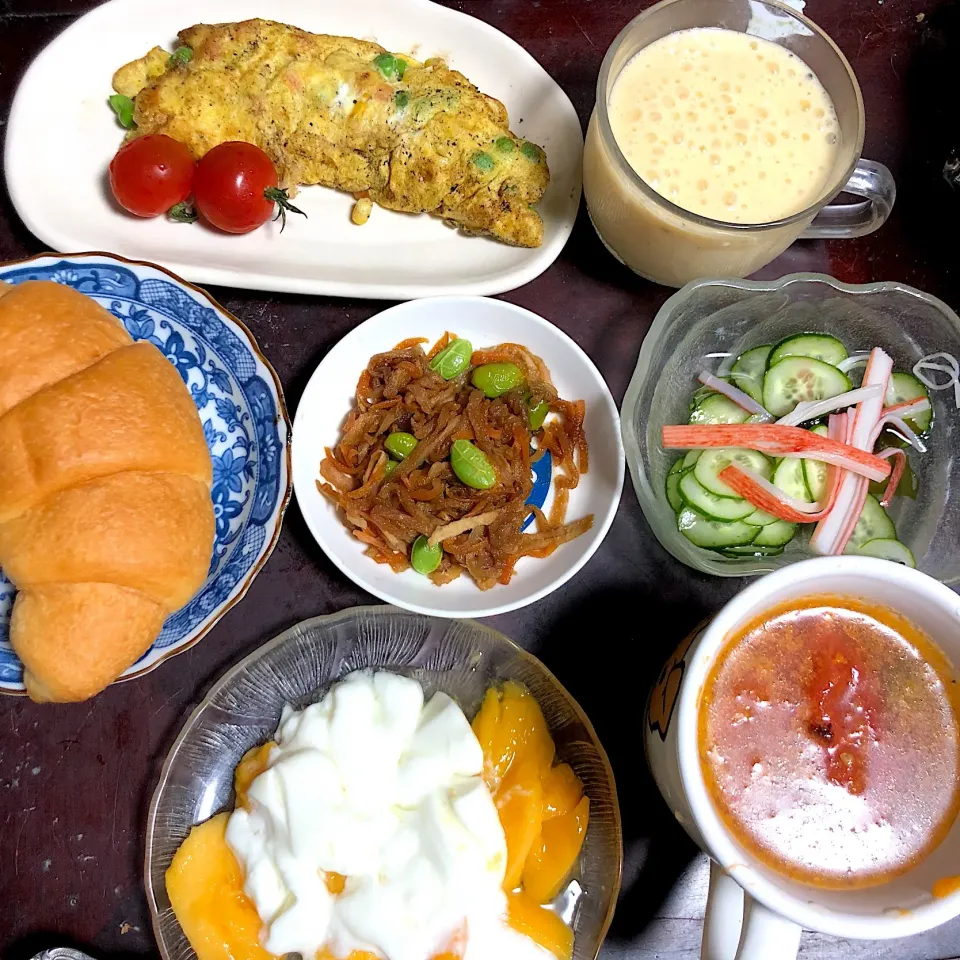 今日の朝ごはん。|岸野 令子さん