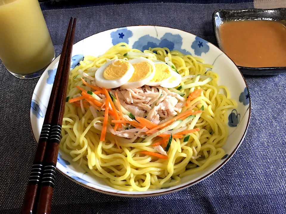 Snapdishの料理写真:冷やし中華  ごまタレ|Loximさん