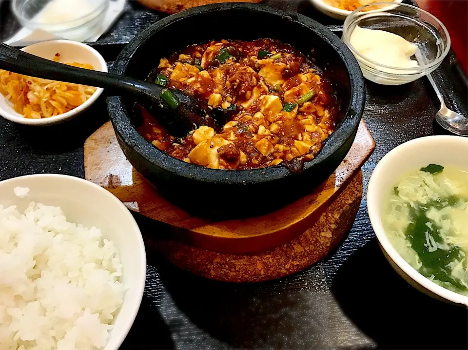 元祖火焔山香草麻婆豆腐定食|toshi,I🍴さん