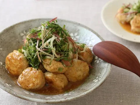 豆腐のミートボール 絹しょうゆあんかけ|ヤマサ醤油公式アカウントさん