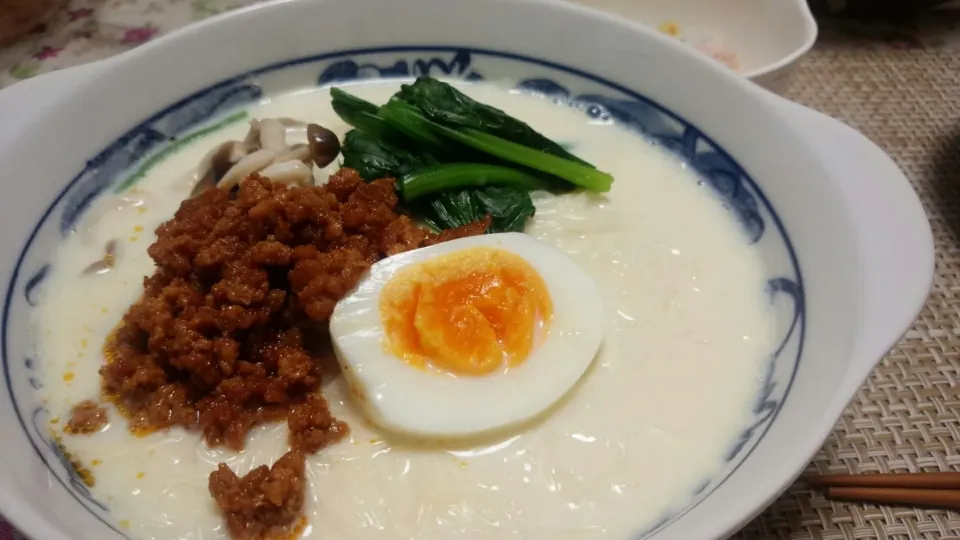 Snapdishの料理写真:坦々麺風そうめん|Naomi Fujimotoさん