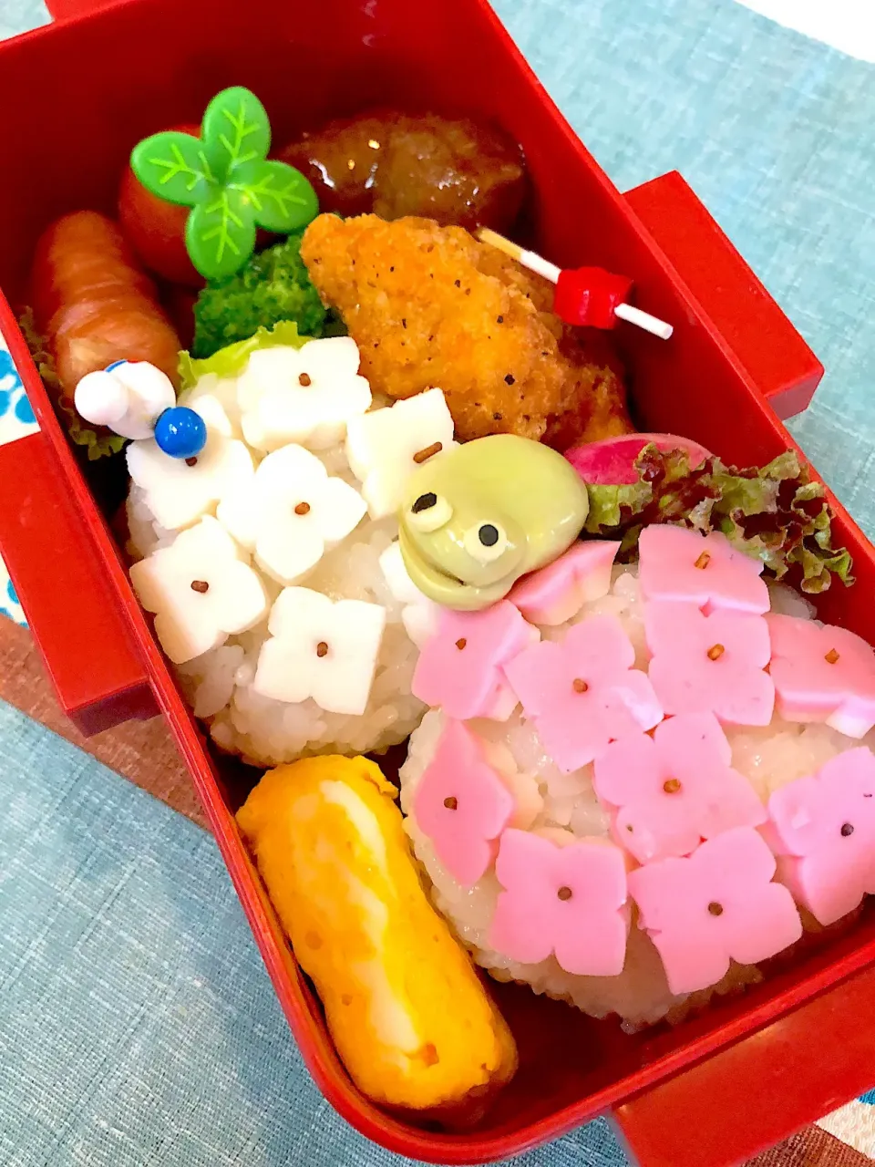 Snapdishの料理写真:紫陽花お弁当|Yuki Kawasumiさん