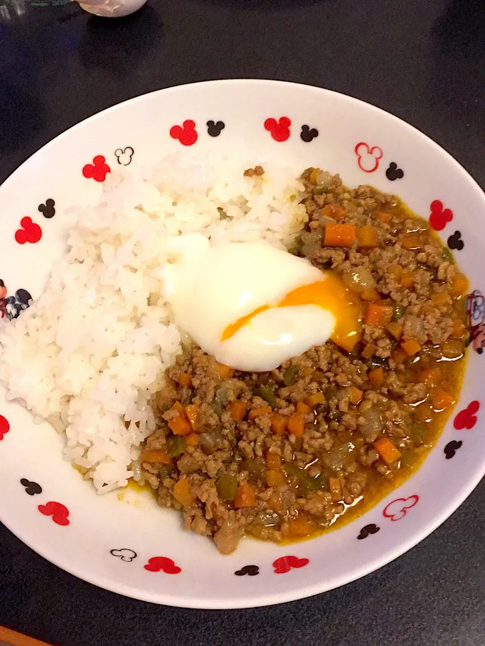 キーマカレー☆温玉のせ|ぺろたんさん