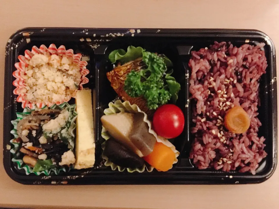 ヘルシー弁当（鯖）黒米|chan mitsuさん