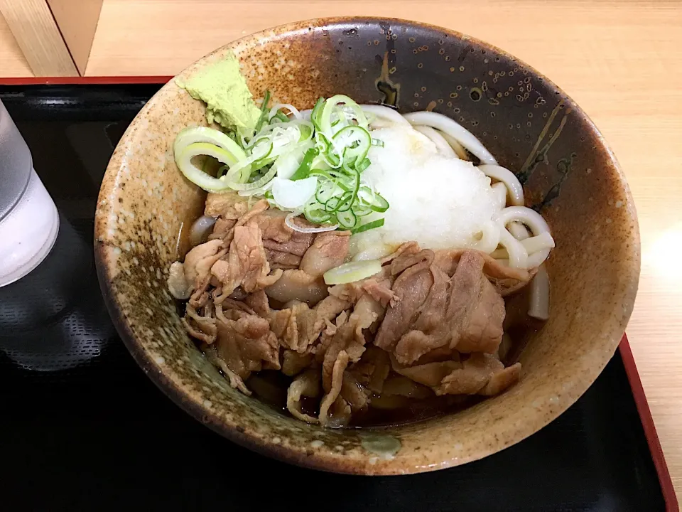 冷やしおろし肉うどん|しのぶさん