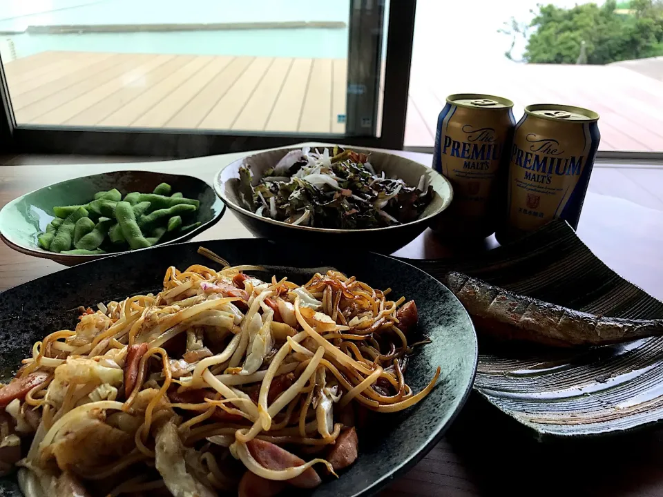 2018.5.26 焼きそばランチ🍻🍻🍻|ゆみずさん