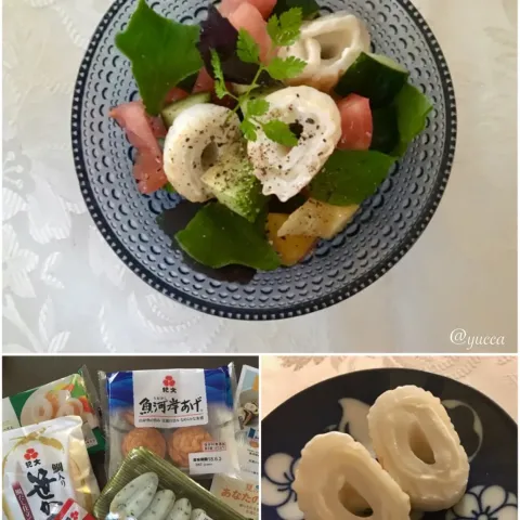 「チーちく」を使ってみたSnapdishの料理・レシピ写真:チーちくサラダ