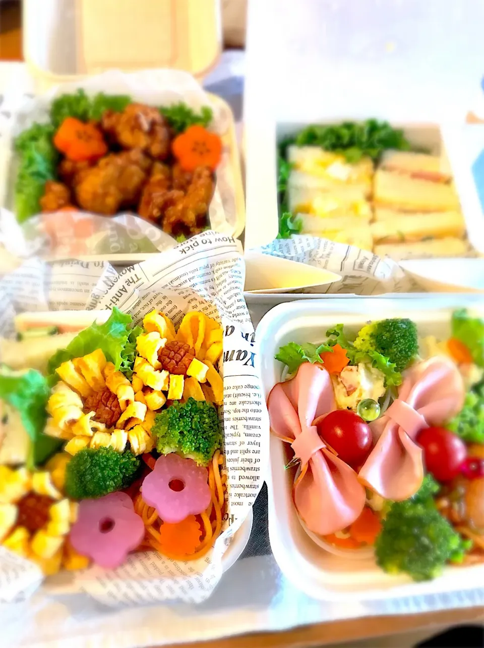 女子会用ピクニック弁当～🌼#お弁当|はるたそさん