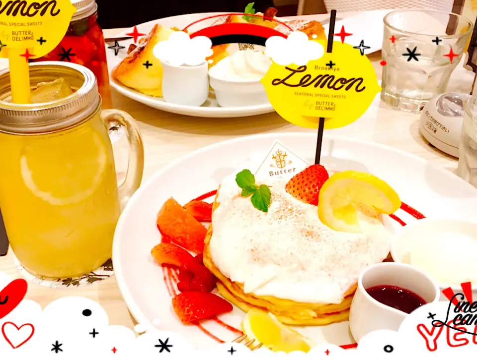 #チーズクリームミルフィーユパンケーキ🥞
#ブルックリンレモンゼリージャー🍋|グランマさん