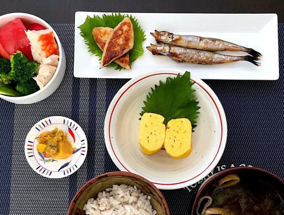 朝食☆笹かまのバターしょう油🍚|りおさん