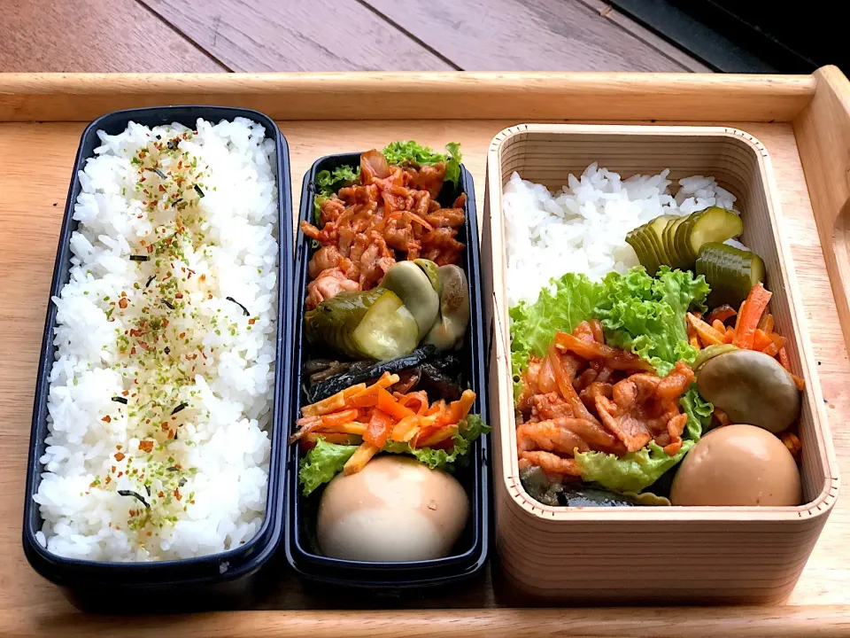 豚のケチャップ炒め 弁当|弁当 備忘録さん