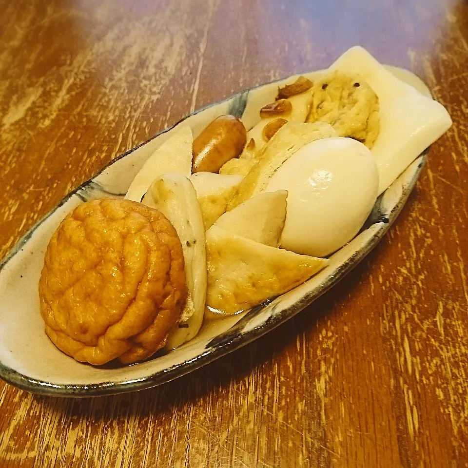 笹かまと魚河岸あげのおでん風煮|プチテンよすさん