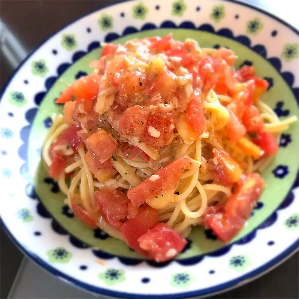 ツナとトマトの冷製スパゲティ|ゆきっちん(・8・)さん