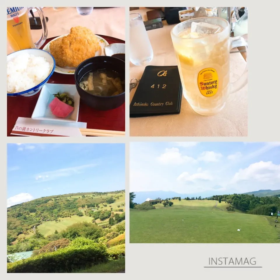 ゴルフ場⛳️🏌️‍♂️飯😋
勝手にメンチカツ定食（笑）|アライさんさん