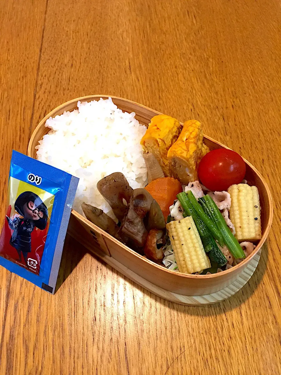 高校生息子のお弁当  筑前煮 #わっぱ弁当|まつださんさん