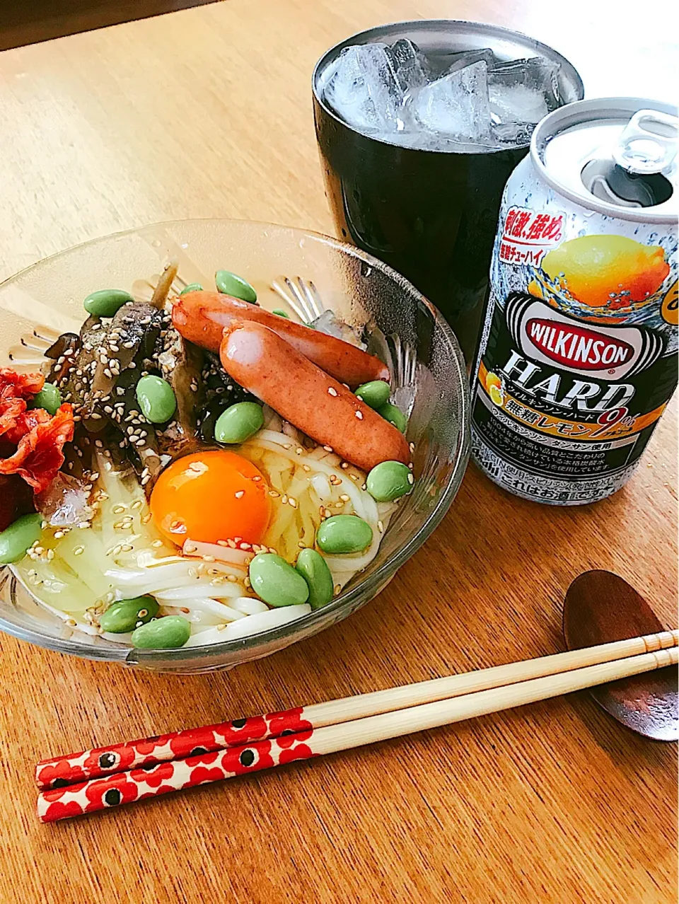 仕事明け男飯🍲🍺
暑かったから汗かいた分沁みます💦|良太さん