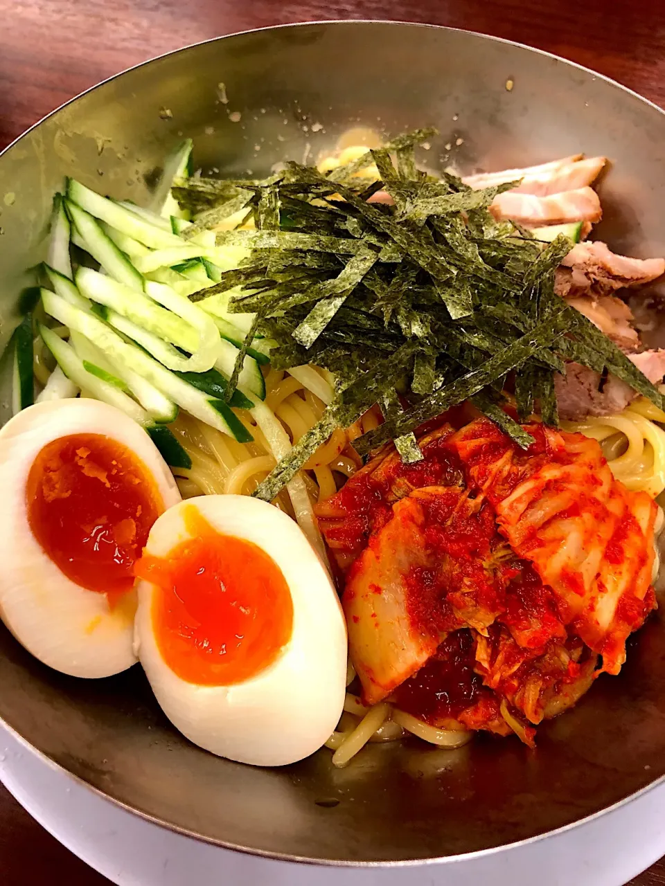 Snapdishの料理写真:#冷麺#魁力屋#デラックス冷麺#麺活|akiさん