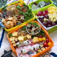 Snapdishの料理写真:運動会応援弁当☆ #お昼ご飯  #お弁当  #キャラ弁  #応援弁当  #運動会  #運動会弁当|Ayumi Furukawaさん